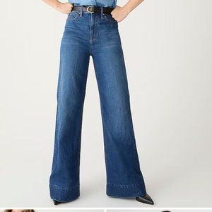 J.Crew Demin Wide-Leg Trouser - Wesly Wash